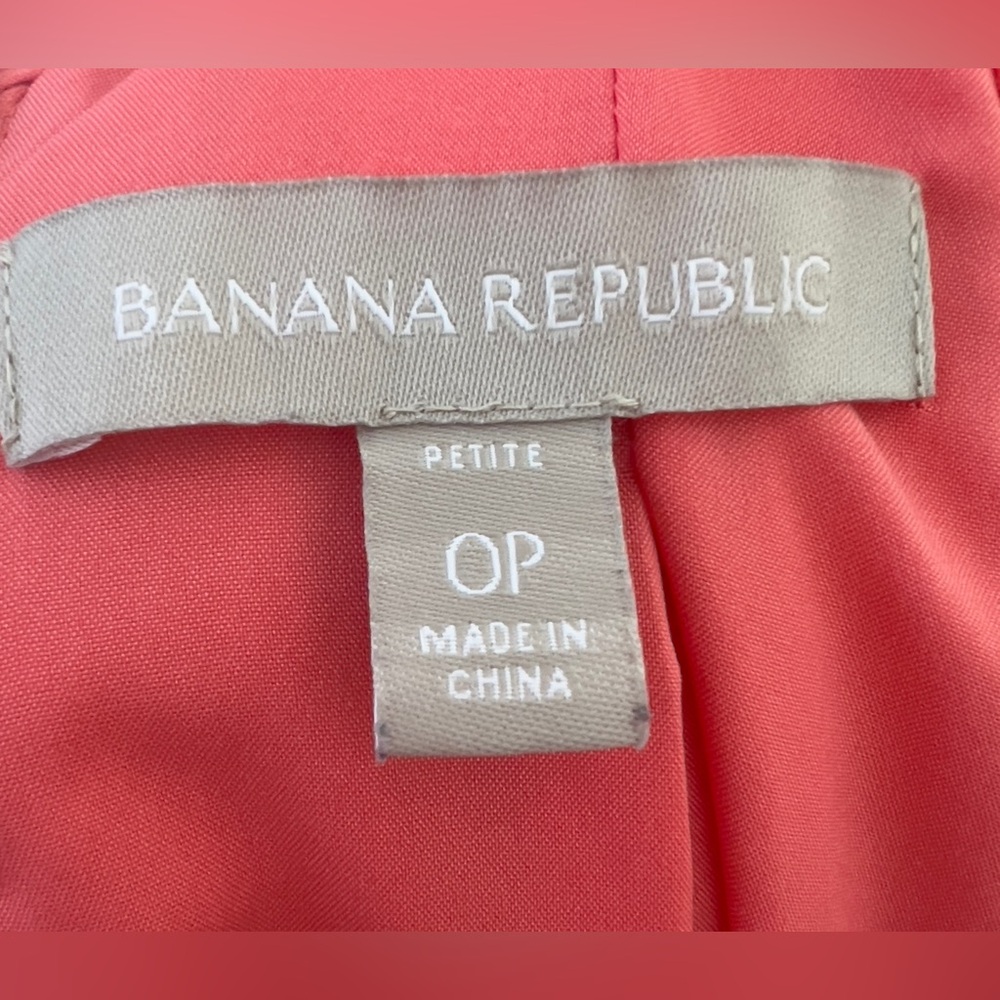 Banana Republic Coral Mini Dress With Pockets - Picture 5 of 6